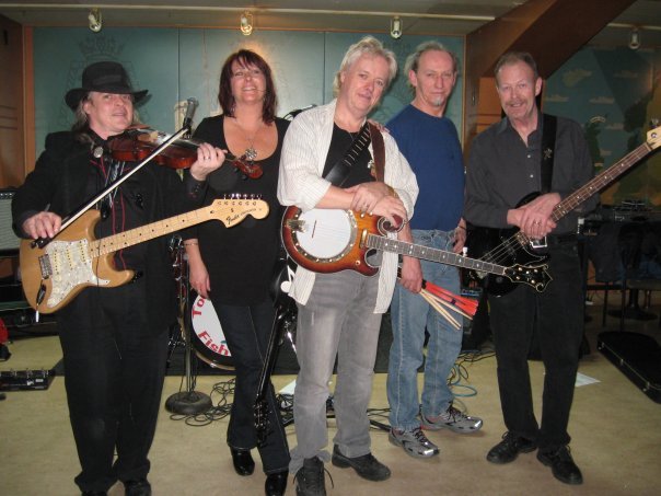 Rob MacArthur's album, Too Drunk to Fish Band Performing