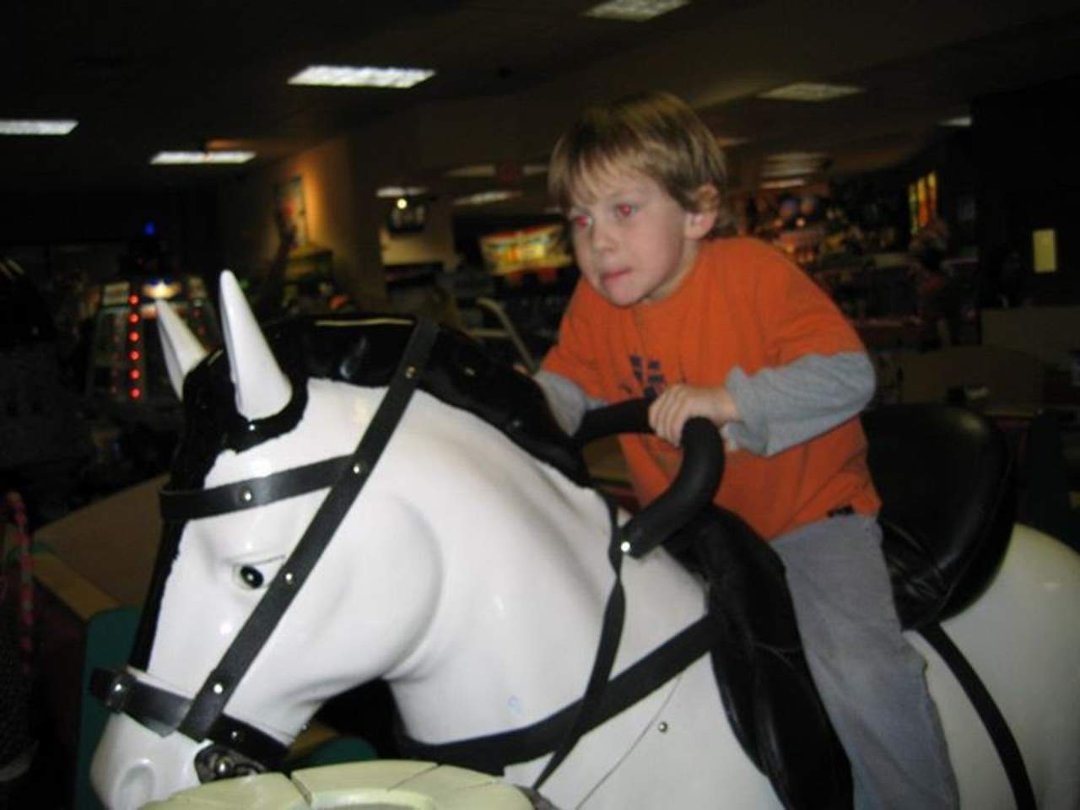 Stephanie Hunt's album, Chuck E Cheese with kids