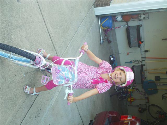Amy Schaefer's album, Kaitlyn's new bike!