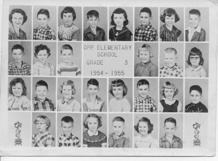 Autry Morris' album, Opp elementary school pictures