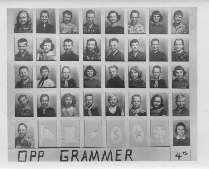 Autry Morris' album, Opp elementary school pictures