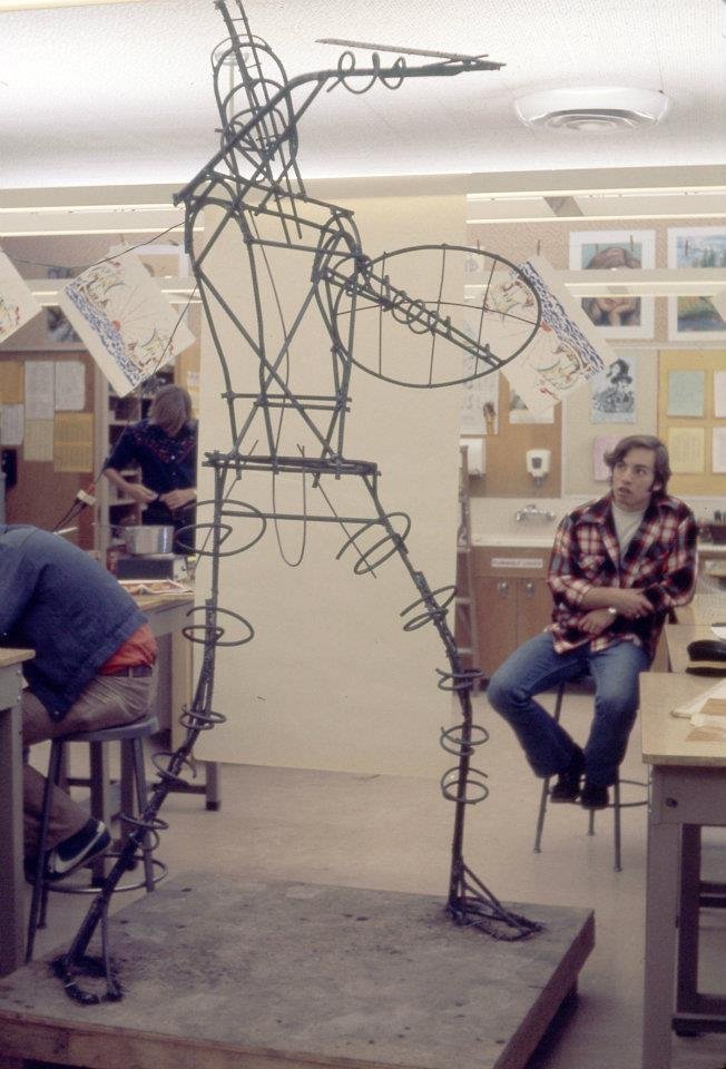 Ken Smith's album, Neff High Trojan Statue1975