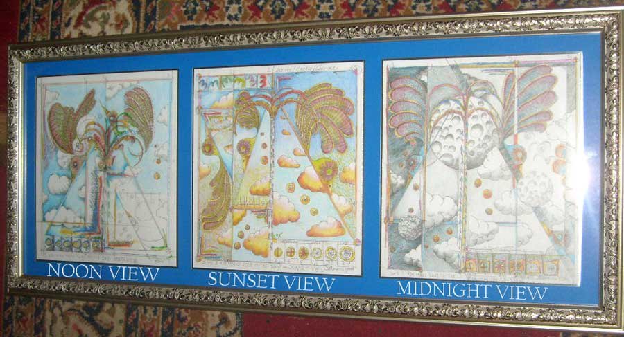 James Hawkins' album, Newest triptych with explanations