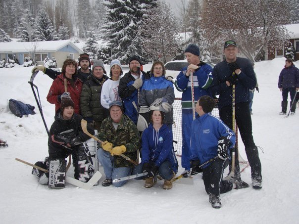 John Mill's album, New Years Day Road Hockey