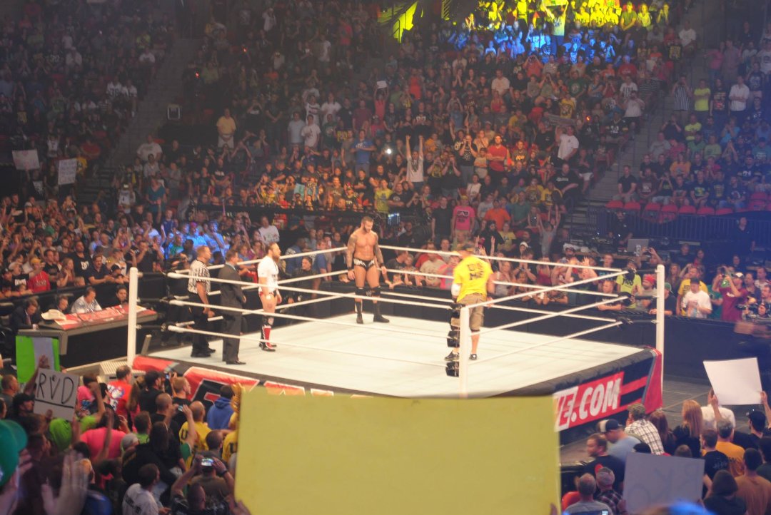 Paul Krueger's album, Ben gets to see WWE Monday Night Raw Live