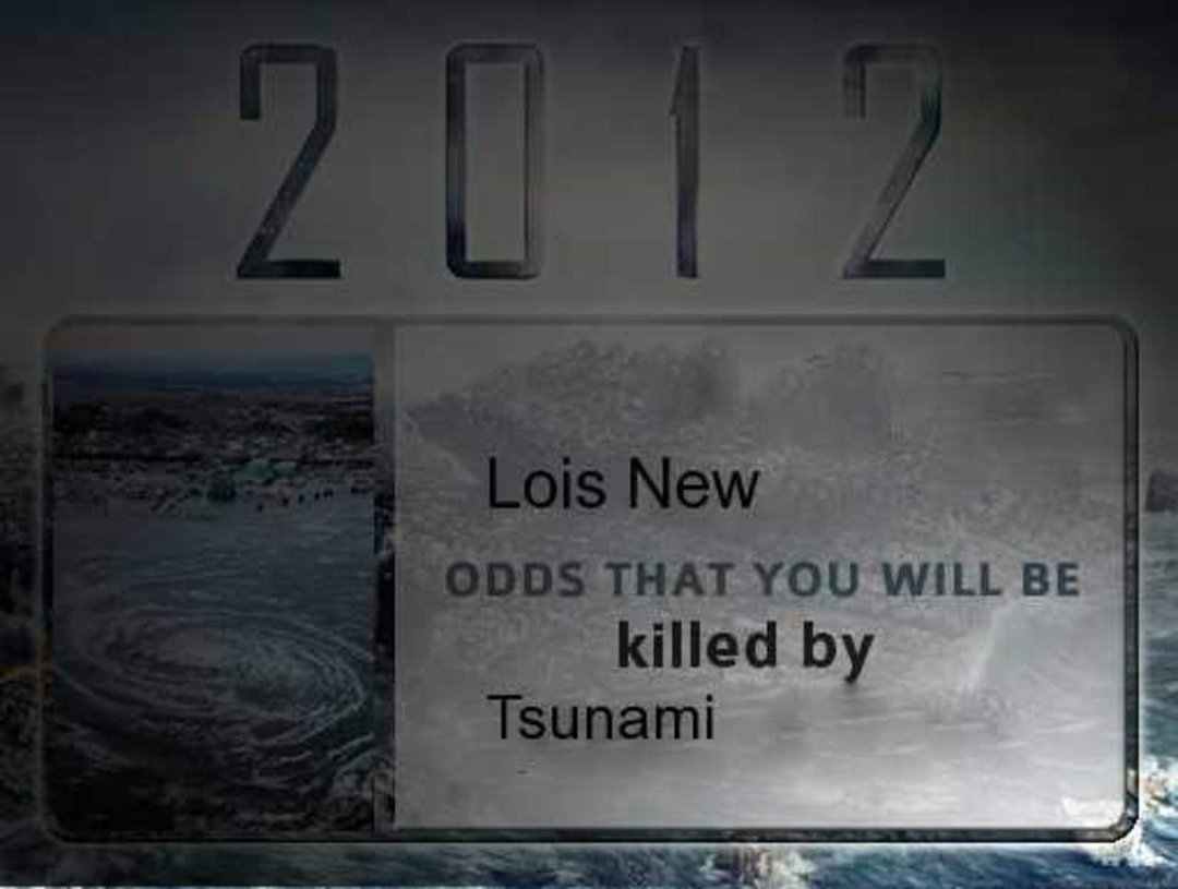 Lois New's album, HOW WILL YOU DIE AT END OF WORLD 2012!