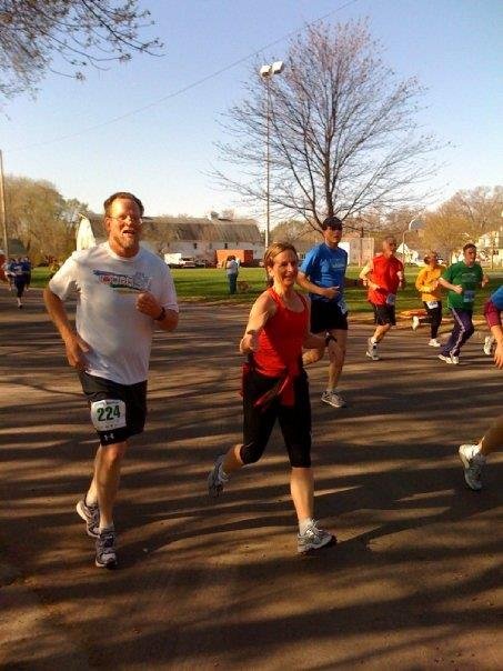 Melissa Van's album, Melissa and Kevin in Eau Claire Marathon