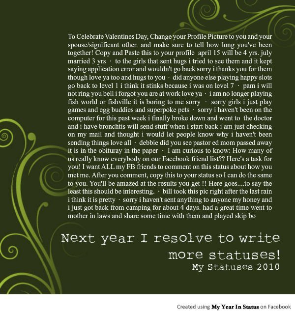 Beverly Nelson's album, My Year - 2010