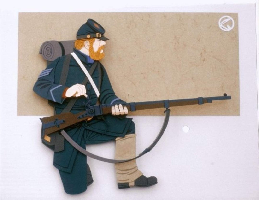 David Deitrick's album, Cut-paper Sculpture