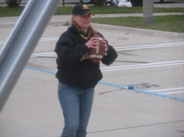 Michelle Erickson's album, Hawks game