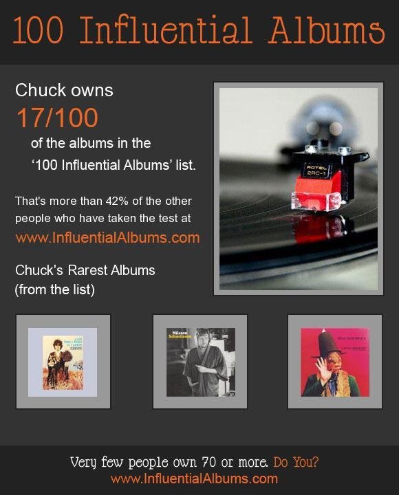 Chuck Mooney's album, Influential Albums Photos