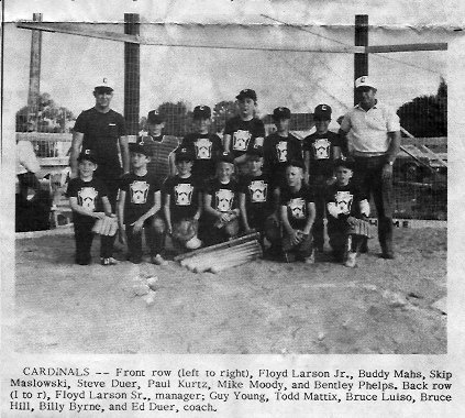 Ralph Nelson's album, History of West Pasco Little League ('71)