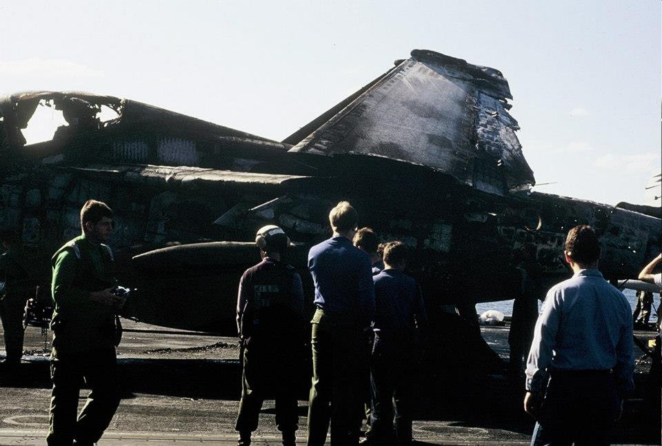 John Sudduth's album, USS NIMITZ Flight Deck Fire