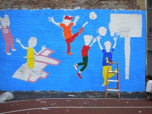Stacy Bessen's album, PS 58 Mural