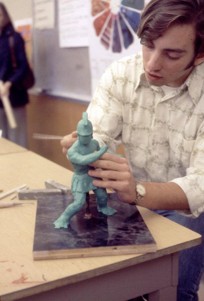 Ken Smith's album, Neff High Trojan Statue1975