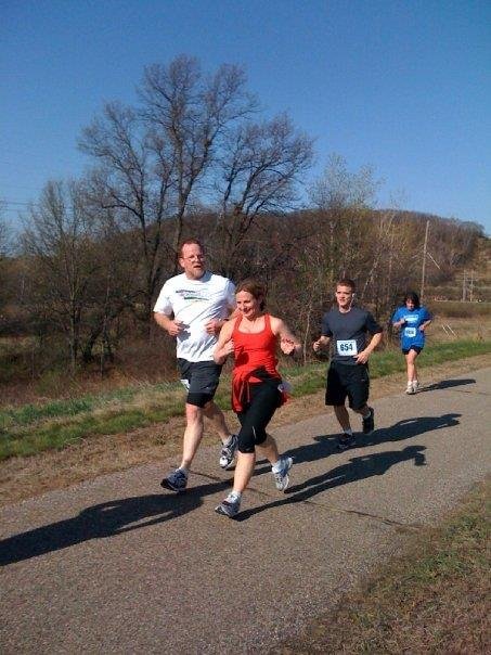 Melissa Van's album, Melissa and Kevin in Eau Claire Marathon
