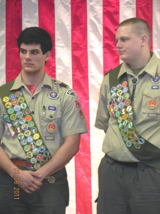 Sandra Lankford's album, Presentation of Eagle Scouts - George Harris & Ricky Rojas (Ge