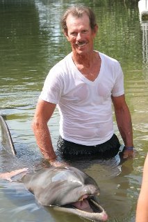 Jane McGill's album, playing with dolphins