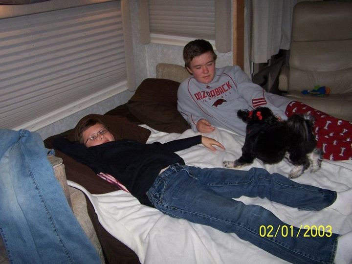 Max Freeman's album, grandkids and abby