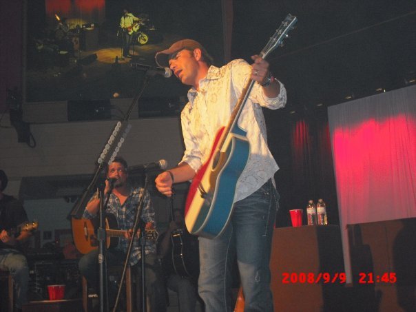 Terry Waters' album, Rodney Atkins Concert