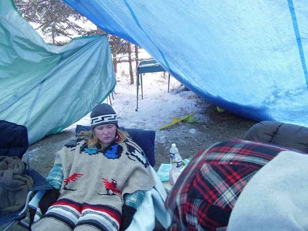 Brian Castle's album, spring camping A.K.A. the april blizzard 2008