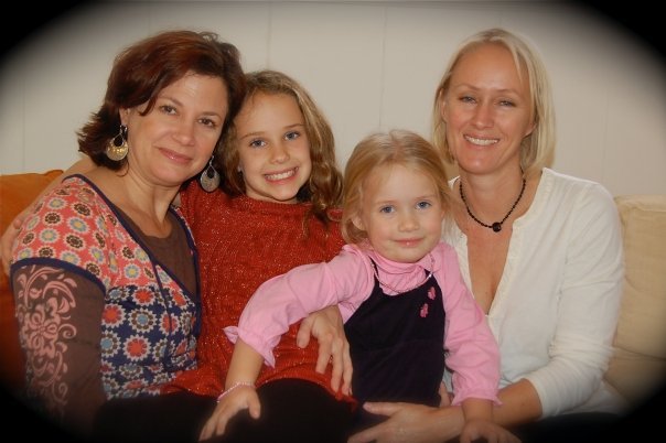 Judith Barnes Manson's album, My girls at Christmas
