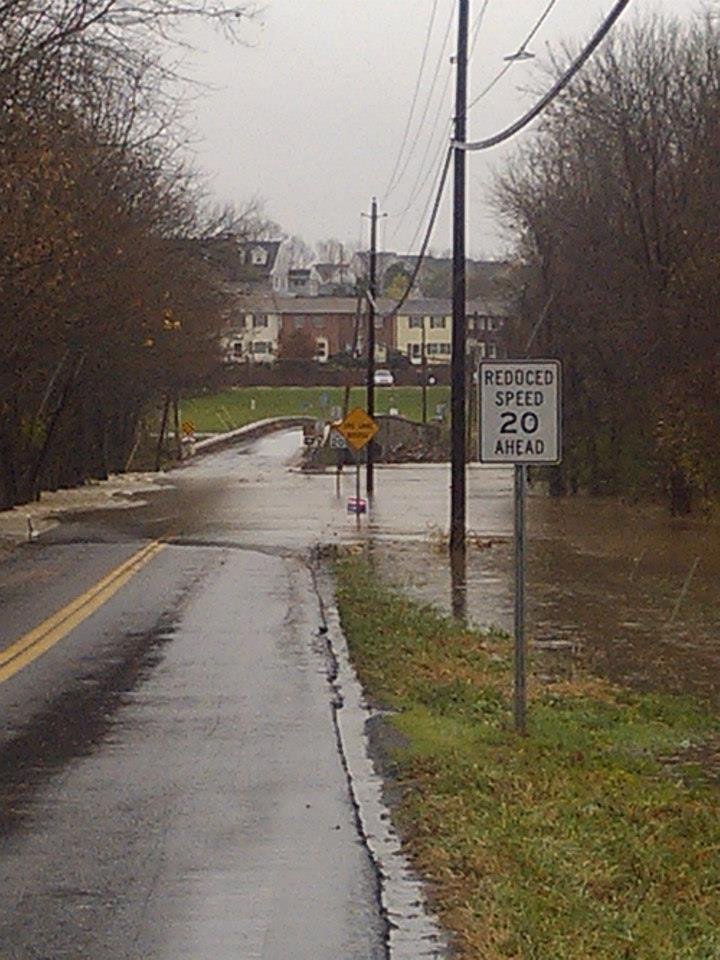 Edward Tryon's album, Opequon Flooding from Sandy