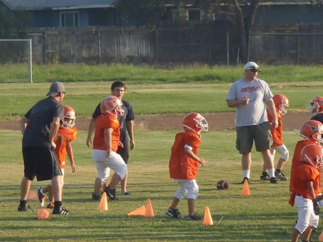 Jamie Alirez's album, Jesse and Landon's football practice