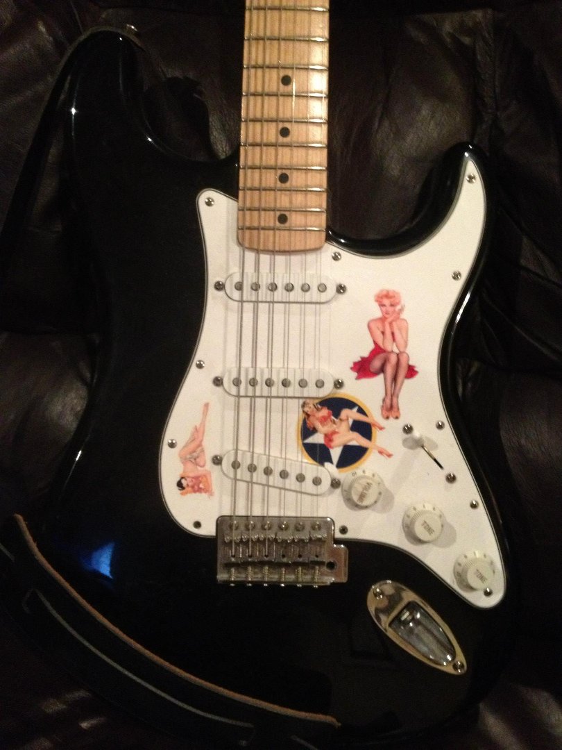Kristofer Larson's album, Guitar Pinup Decals