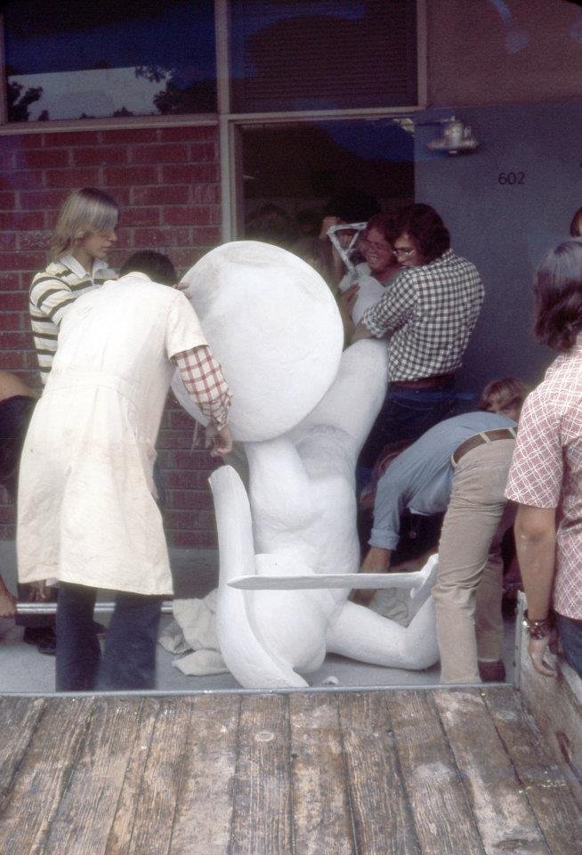 Ken Smith's album, Neff High Trojan Statue1975