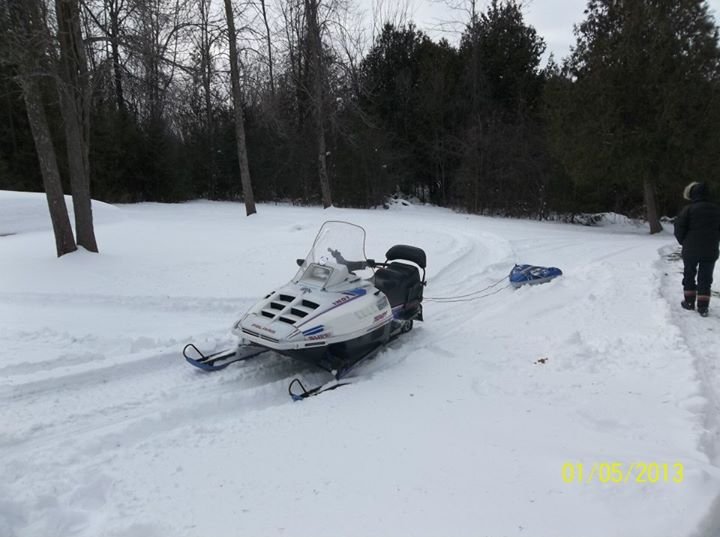 Paul Webb's album, Winter fun at cottage 2013