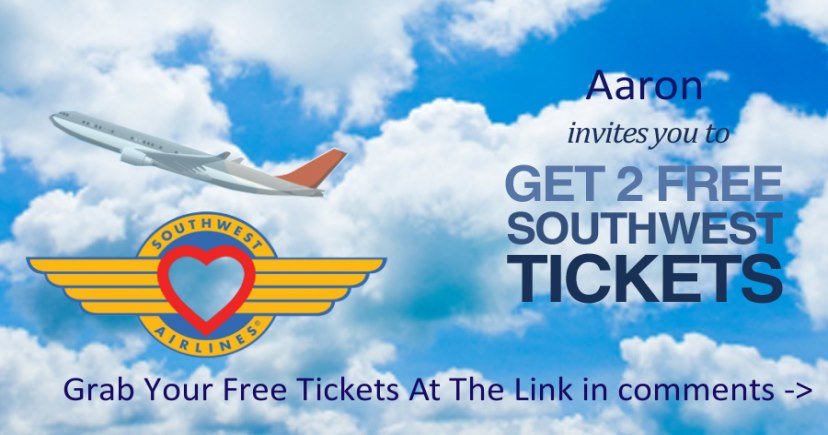 Aaron Chapin's album, 2 Free Southwest Tickets!