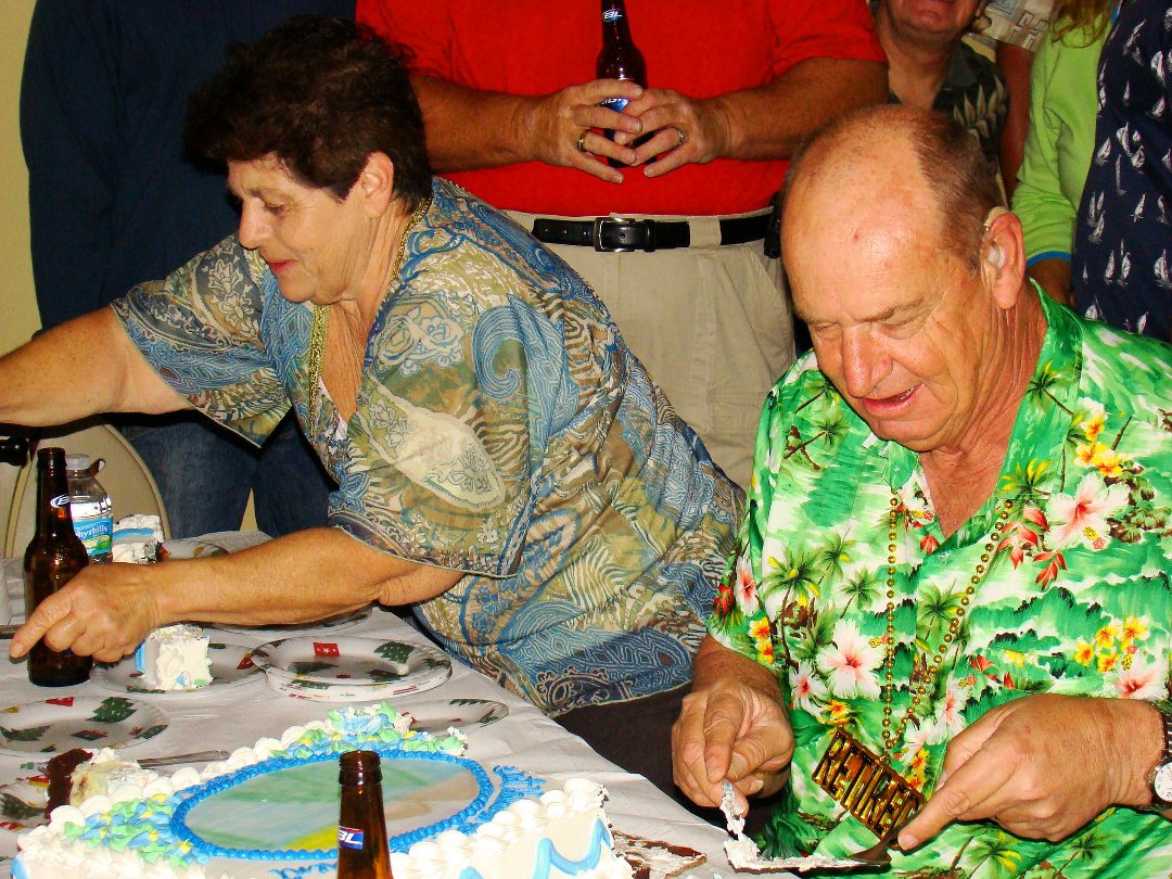 Ron Senger's album, Rich's retirement party