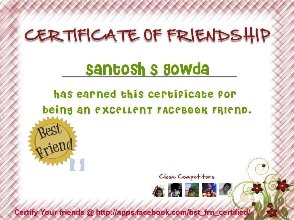 Rohith Hari's album, Friendship Certificates