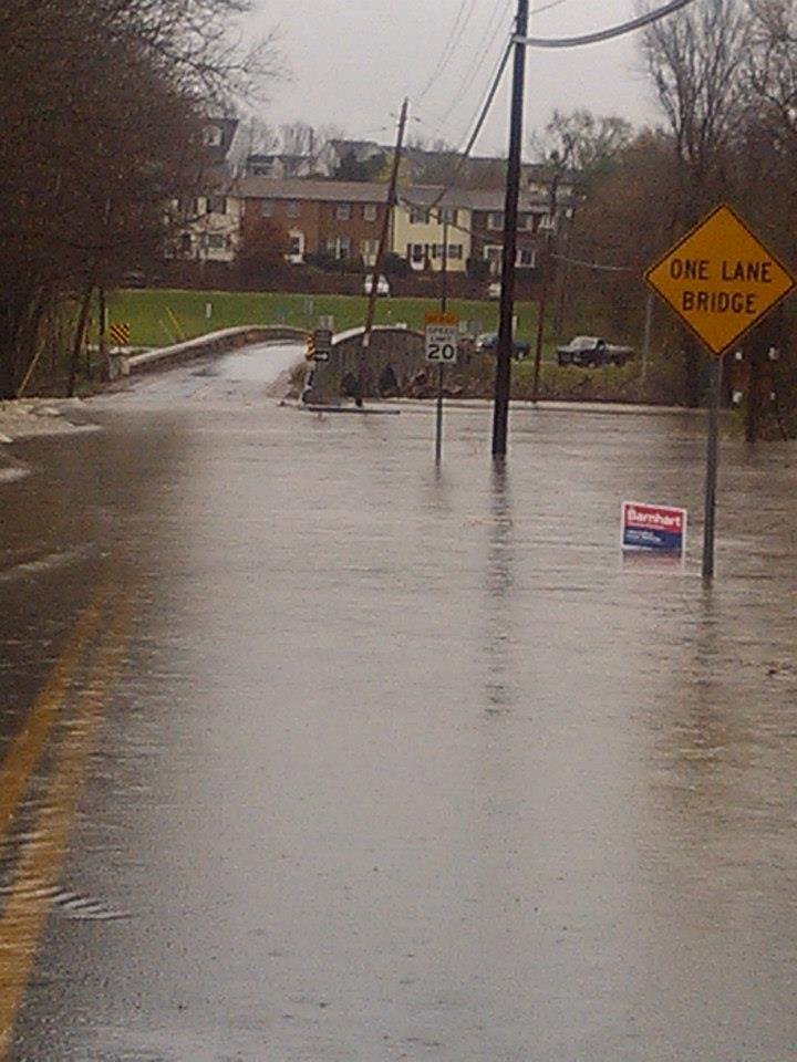 Edward Tryon's album, Opequon Flooding from Sandy