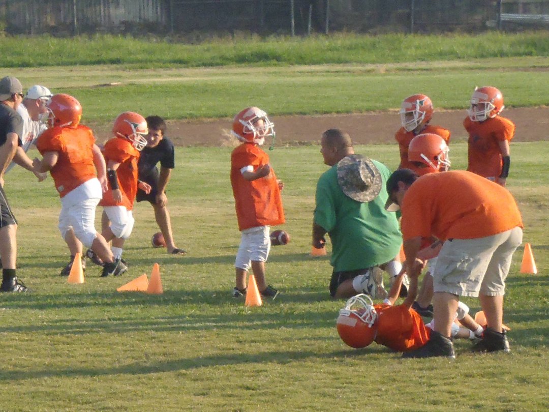 Jamie Alirez's album, Jesse and Landon's football practice