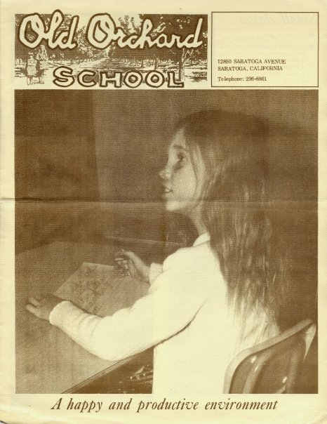 Mark Arnold's album, Old Orchard School Brochure