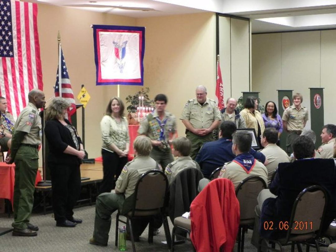 Sandra Lankford's album, Presentation of Eagle Scouts - George Harris & Ricky Rojas (Ge