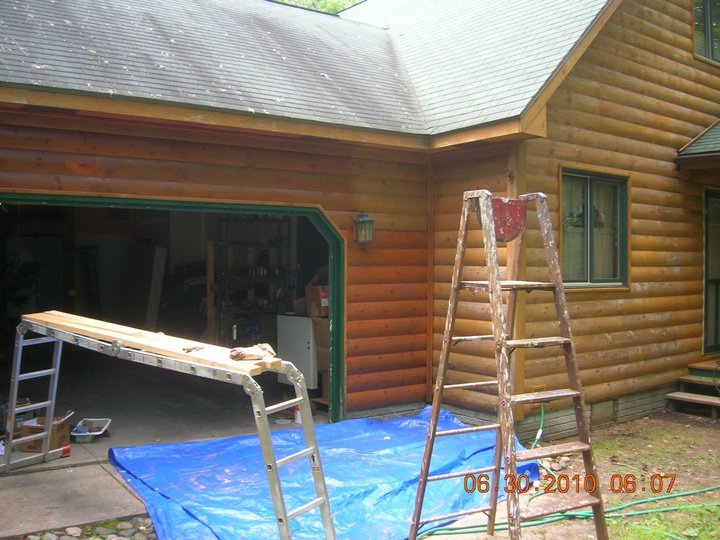 Kathy Mitten's album, Cabin Before and After