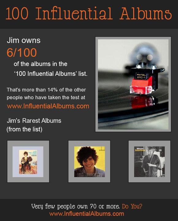Jim Fix's album, Influential Albums Photos