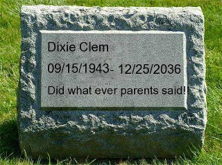 Dixie Cole's album, Death Tombestone..