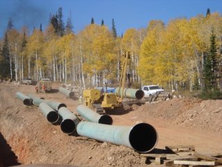 John Cutrer's album, Pipeline job Hyrum Ut