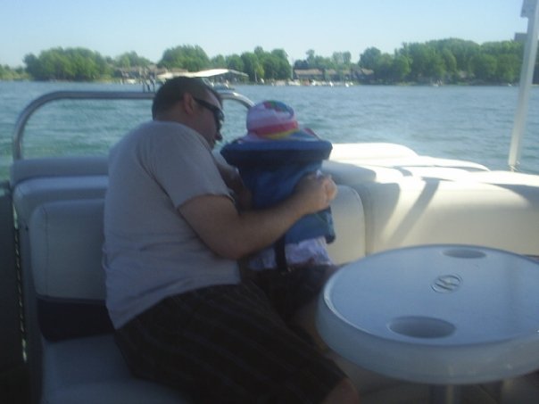 Carl Stevens' album, Taylor Brooke's first boat ride