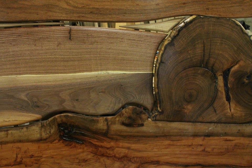 Rod Austin's album, bed headboard
