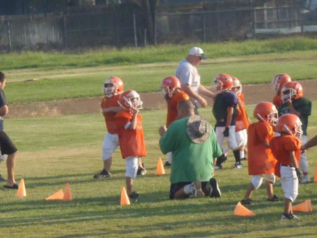 Jamie Alirez's album, Jesse and Landon's football practice