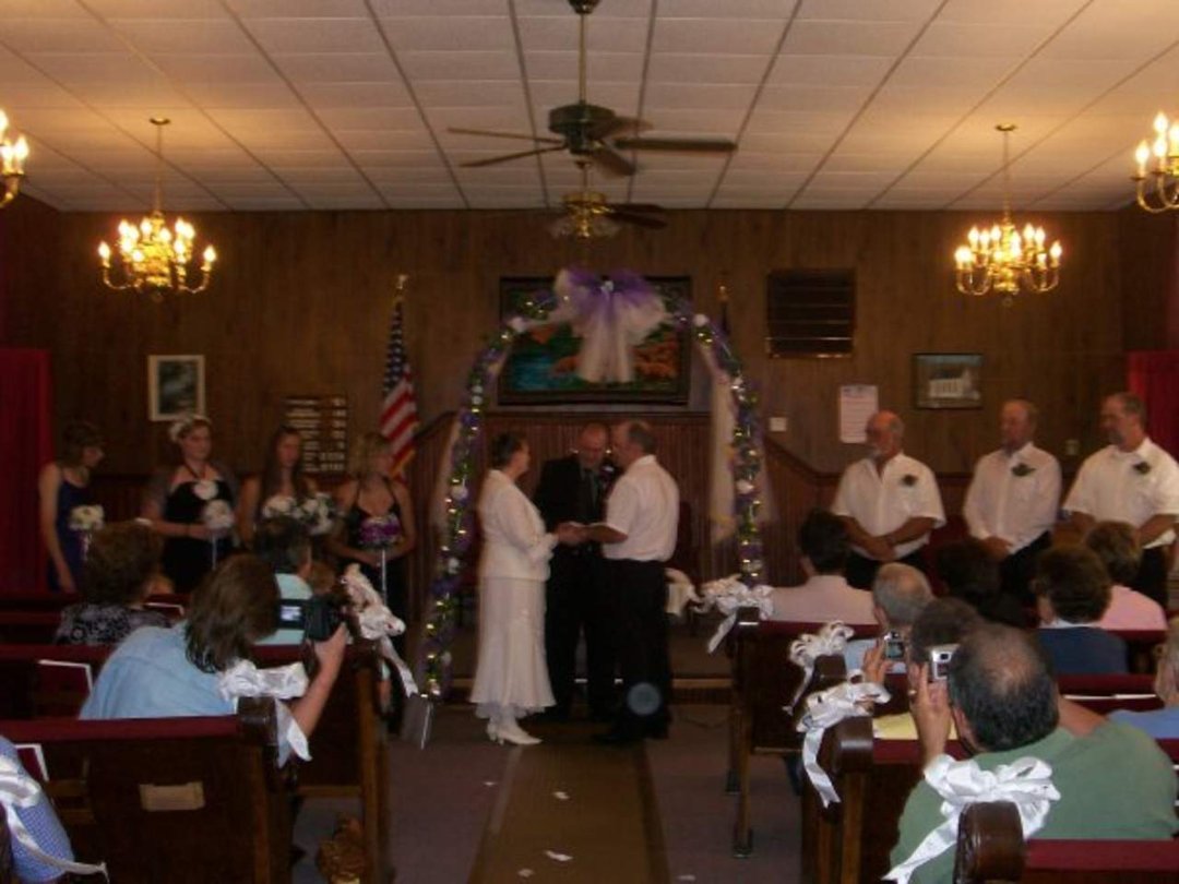 Beverly Nelson's album, wedding