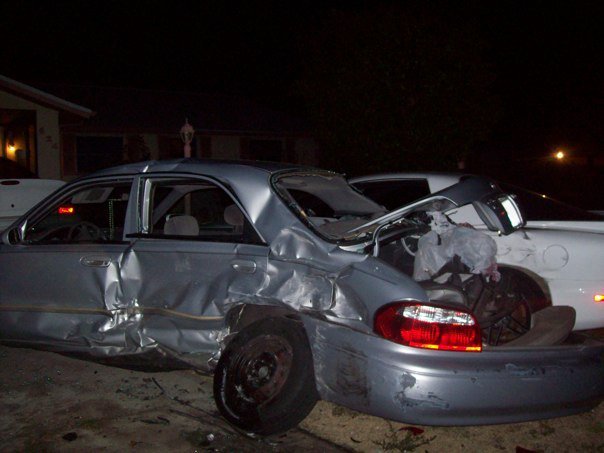 Sandra Queipo's album, car crash
