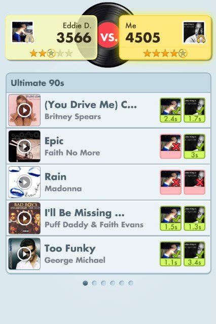 Lisa Harrison's album, SongPop