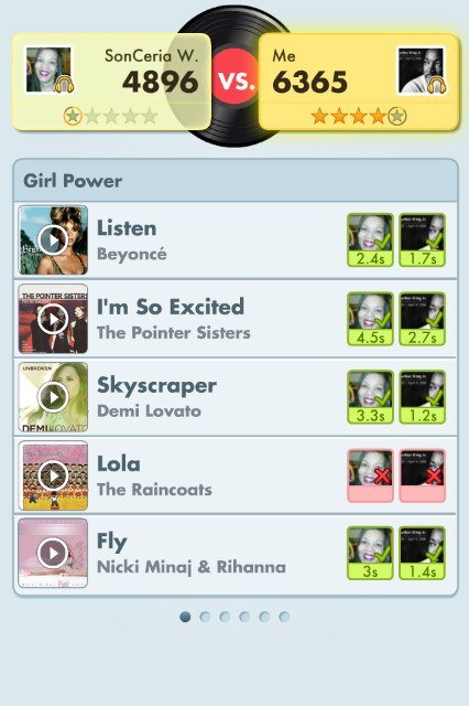 Lisa Harrison's album, SongPop