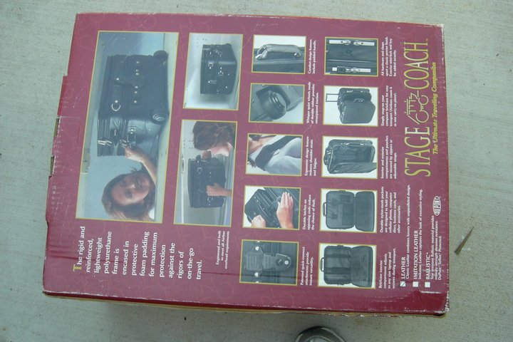 Robert de Almeida's album, ULTIMATE STATUS SYMBOL - BLACK LEATHER LUGGAGE CASE AND ATTACHE
